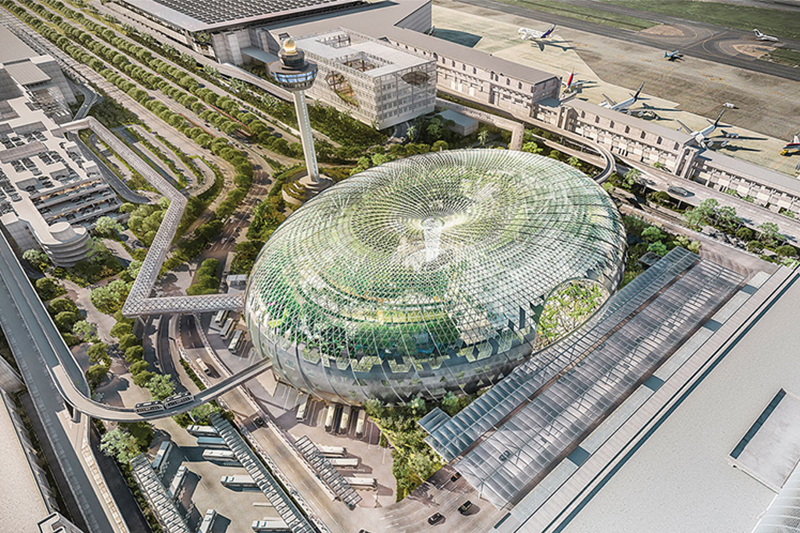 Инновационная архитектура и дизайн  Jewel Changi Airport - 2