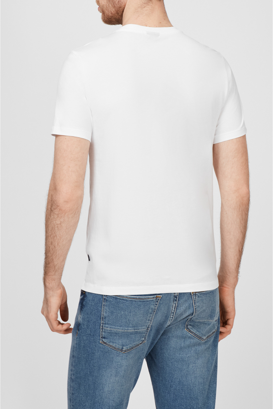 Мужская белая футболка - 3