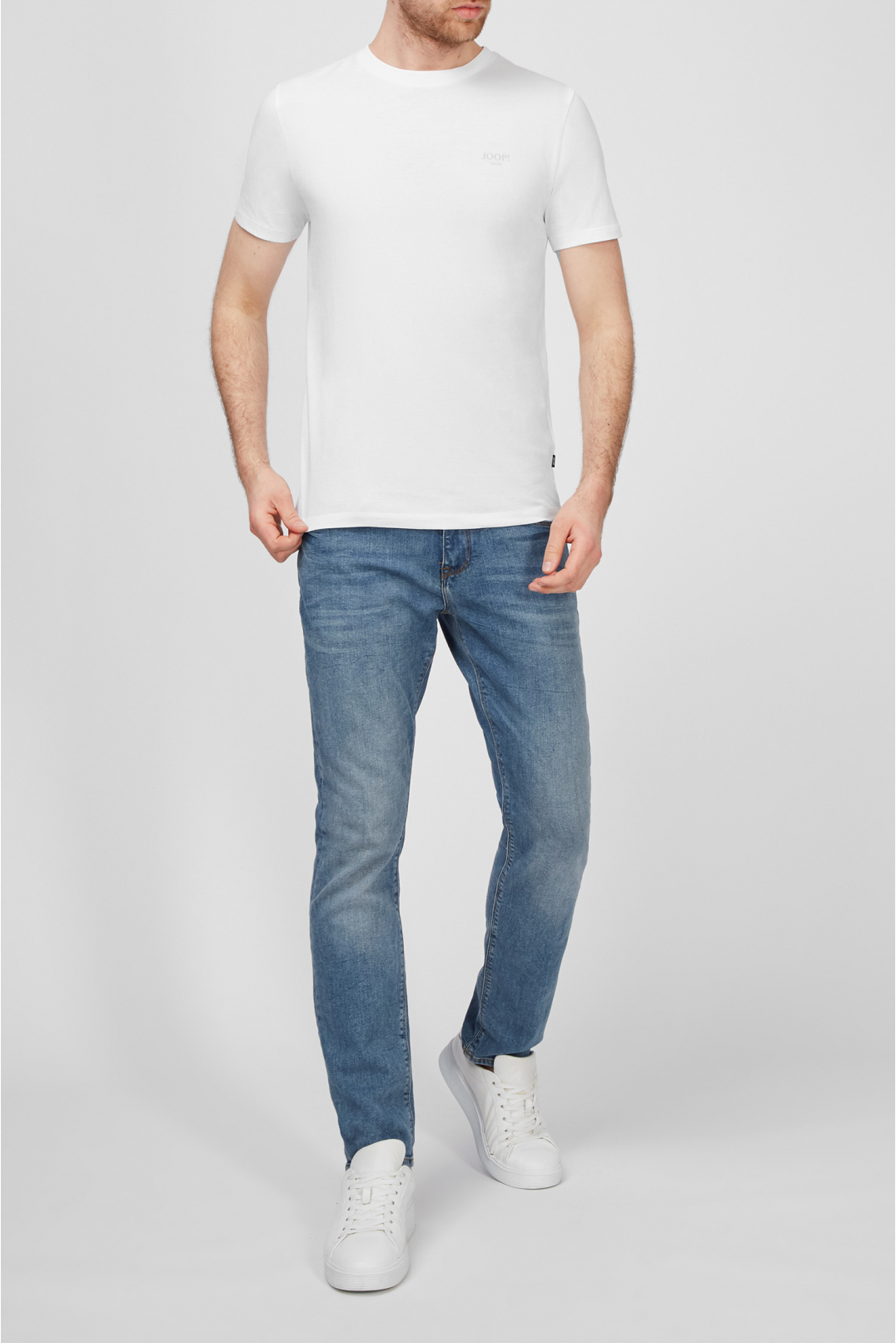 Мужская белая футболка - 5