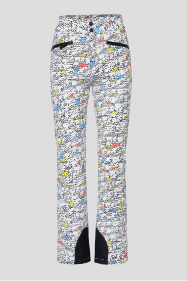 Женские белые лыжные брюки IREEN - 1
