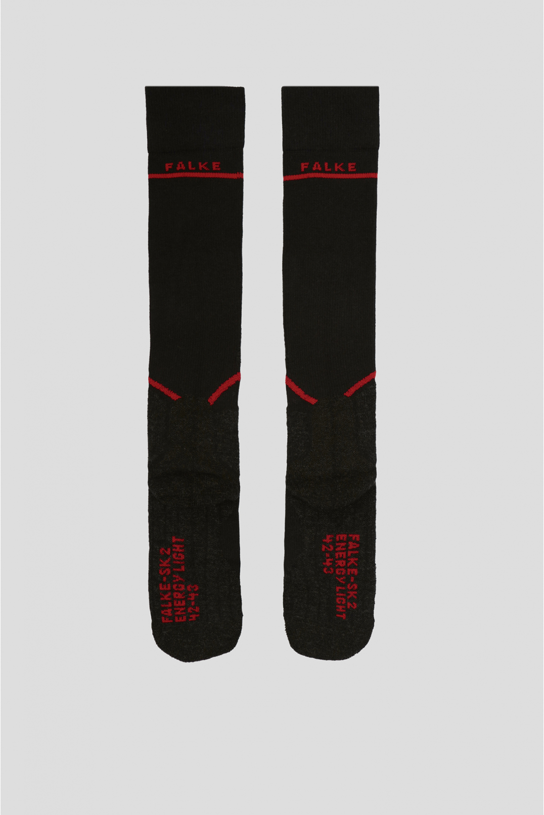 Чоловічі чорні вовняні лижні шкарпетки - 2