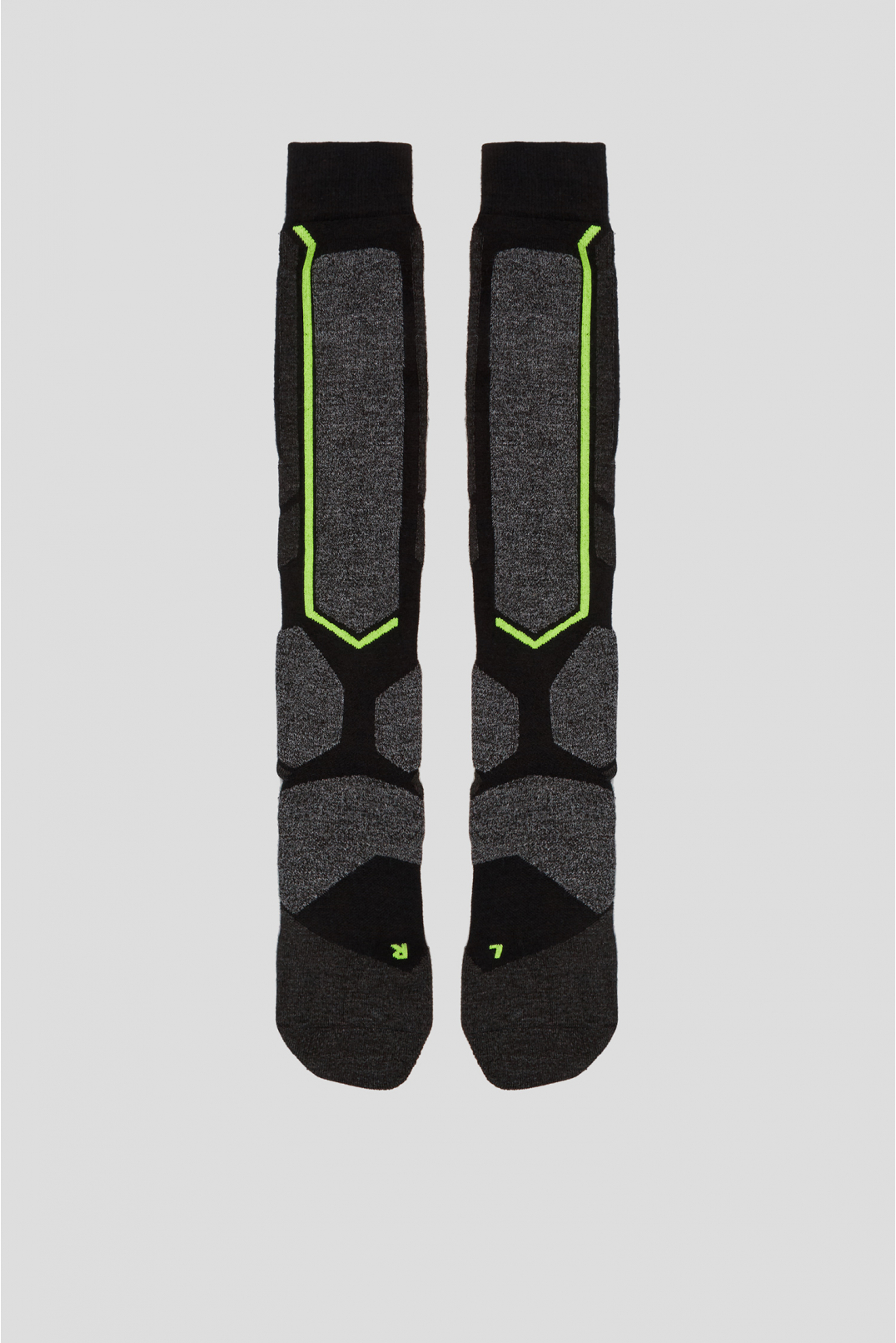 Мужские черные лыжные носки - 1
