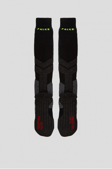 Мужские черные лыжные носки - 2