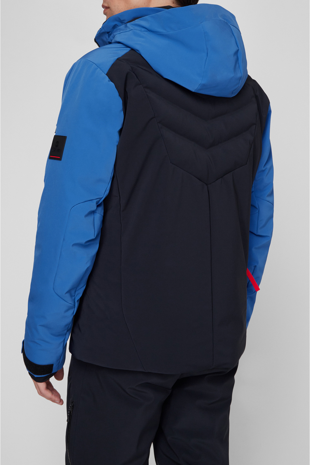 Мужская темно-синяя лыжная куртка - 3