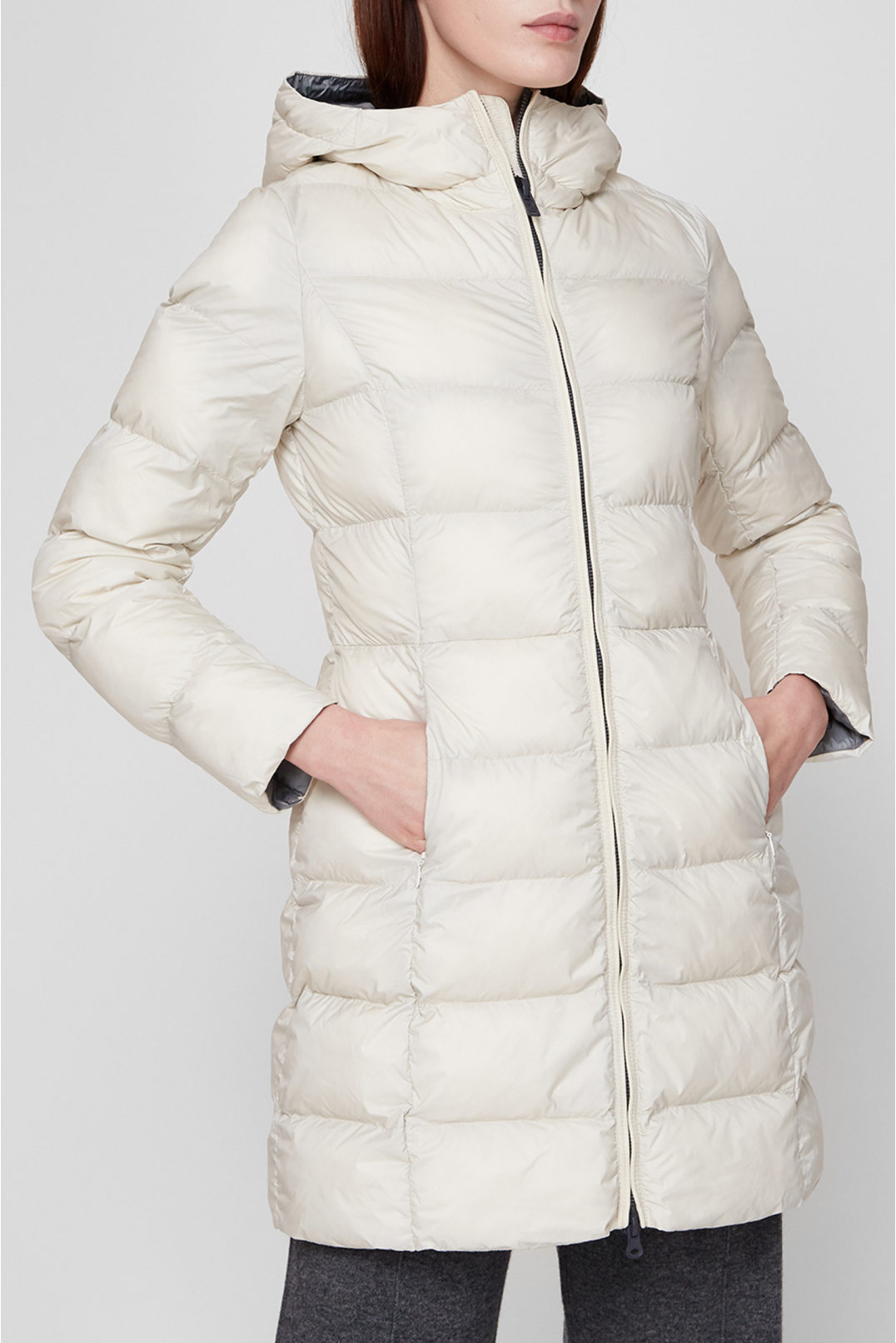 Жіноча біла куртка - 2