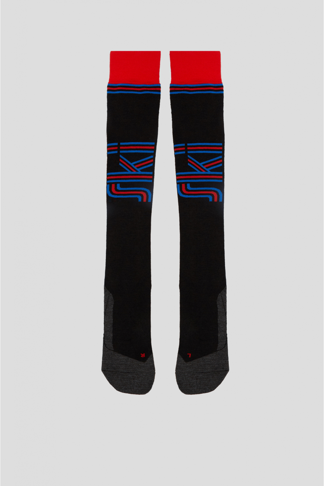 Мужские черные лыжные носки - 1