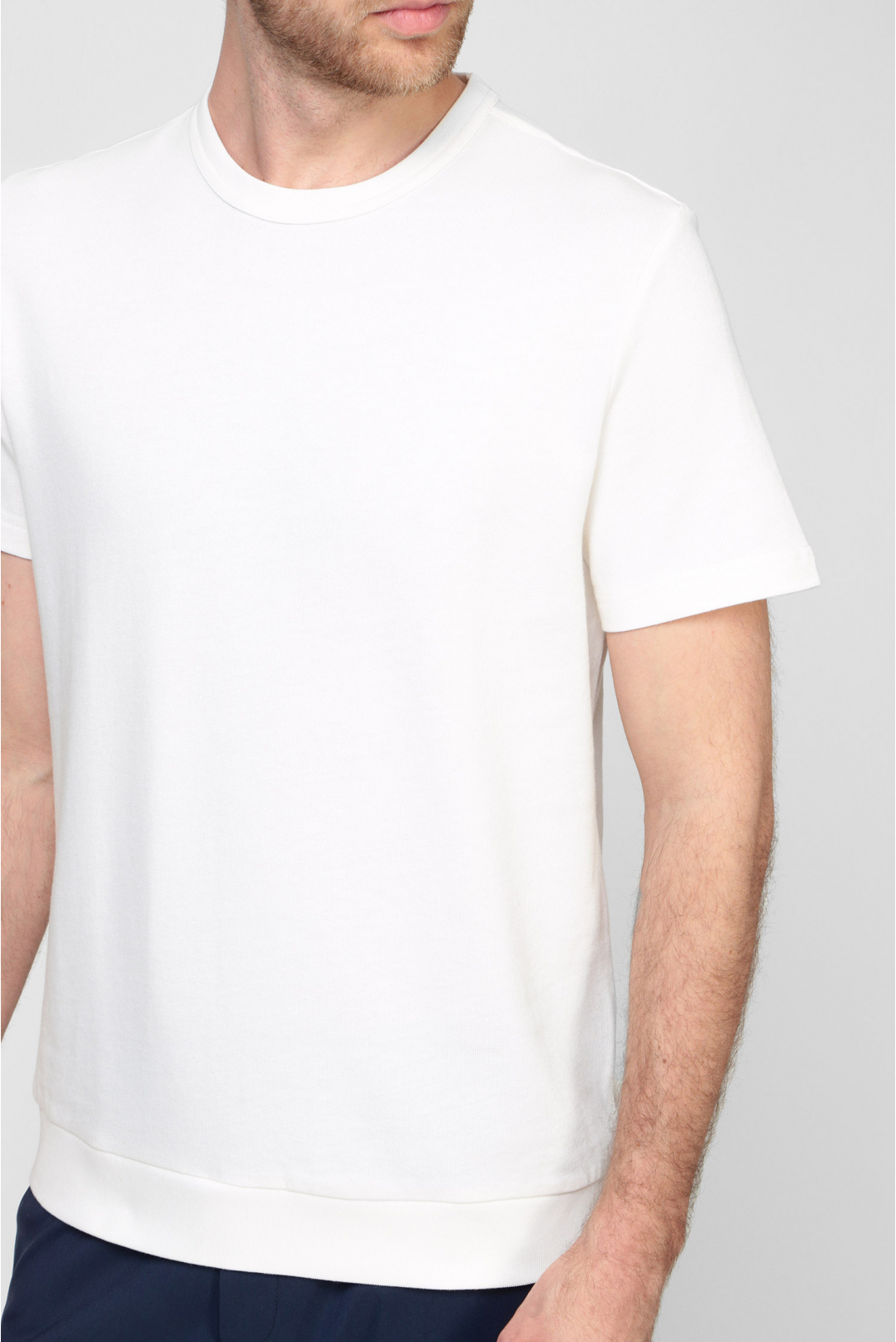 Мужская белая футболка  - 4