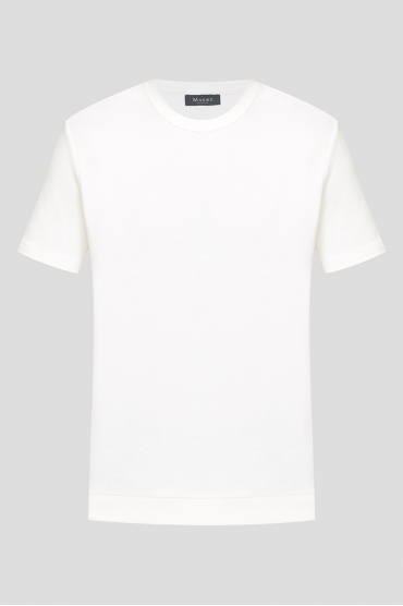 Мужская белая футболка  - 1