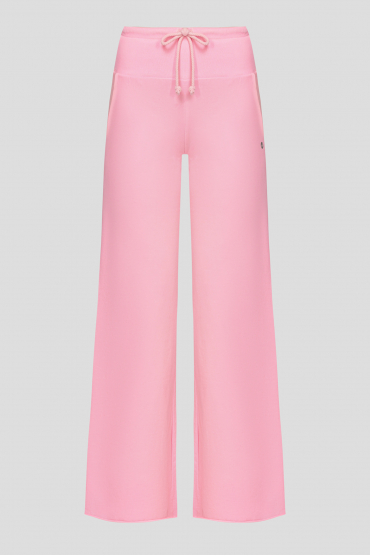 Жіночі рожеві спортивні штани - 1