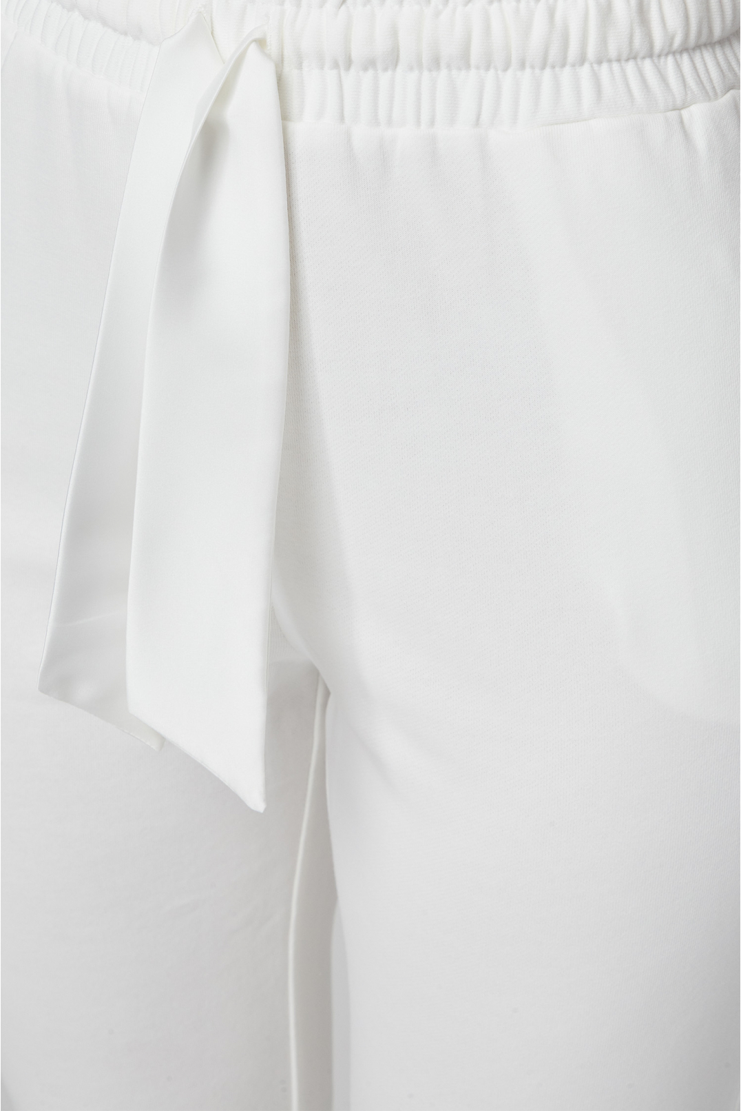 Жіночий білий спортивний костюм (худі, брюки) - 4