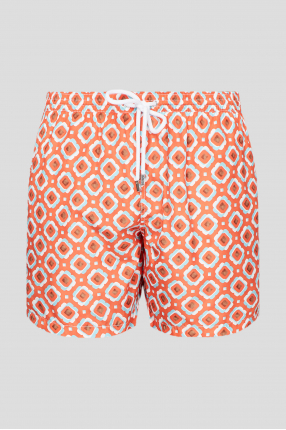 Мужские оранжевые плавательные шорты