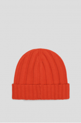 Мужская оранжевая шапка 1