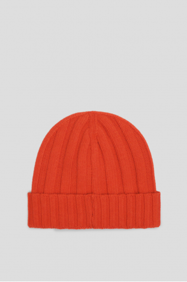 Мужская оранжевая шапка - 2