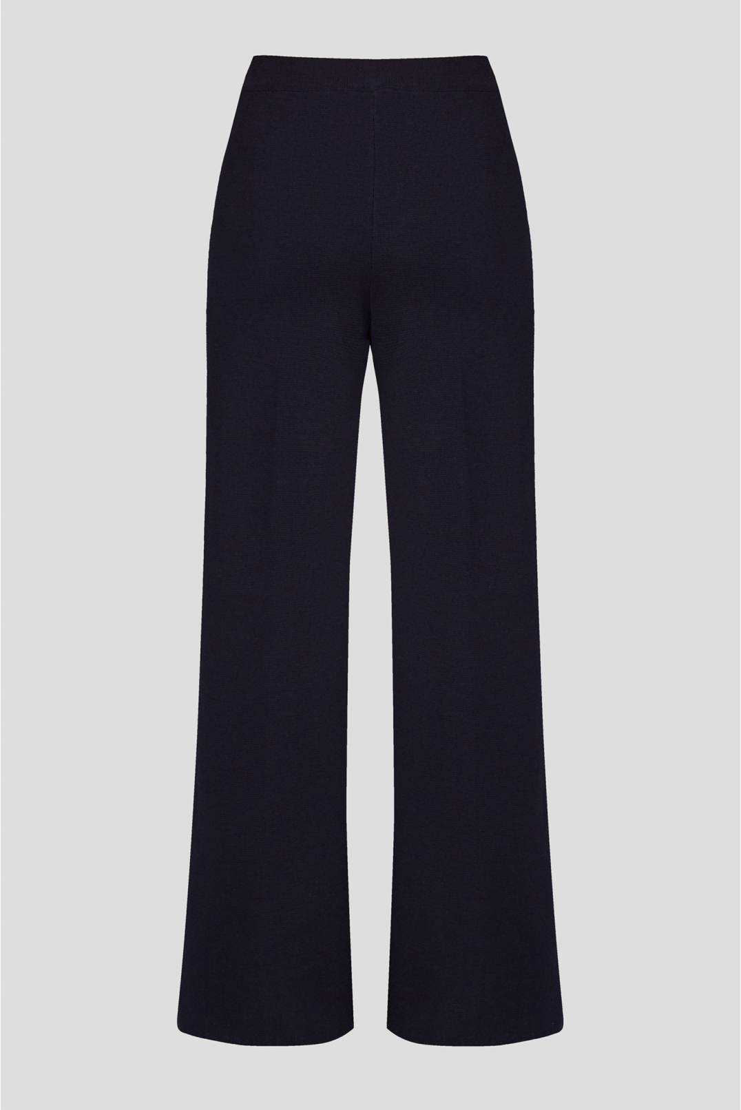 Жіночі темно-сині вовняні брюки - 1