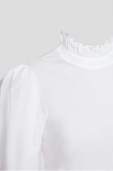 Жіноча біла блуза - 4