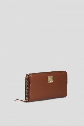 Чоловічий коричневий шкіряний гаманець 1