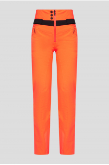 Женские оранжевые лыжные брюки