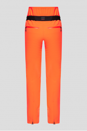 Женские оранжевые лыжные брюки 1