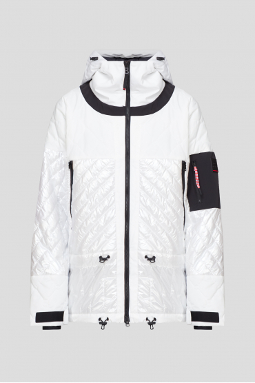 Женская белая лыжная куртка - 1