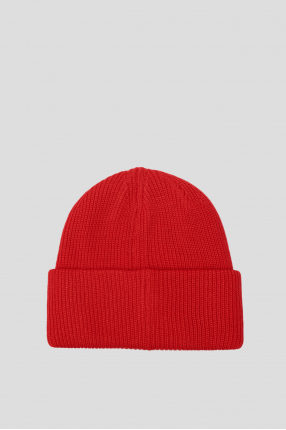 Чоловіча червона вовняна шапка 1