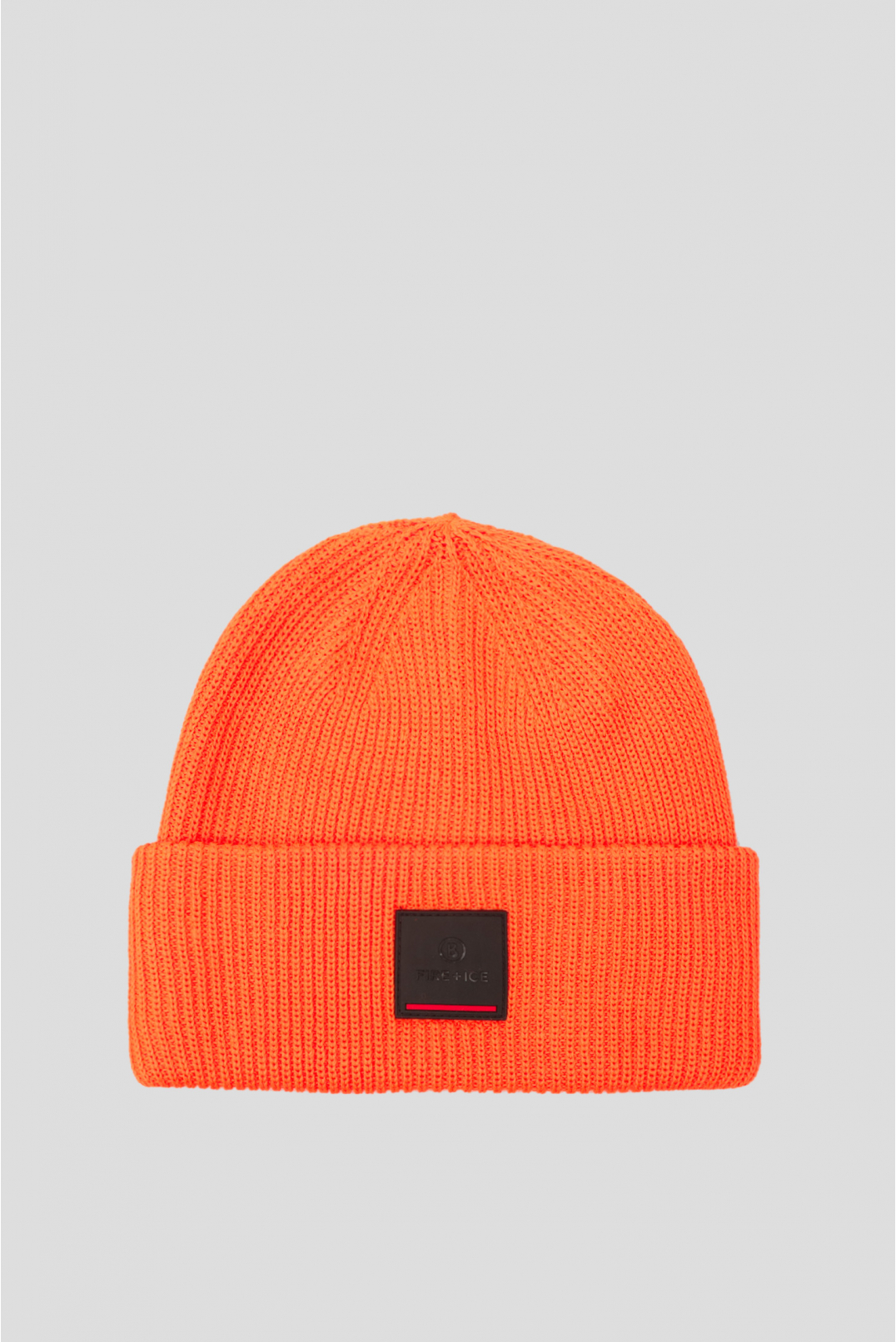 Чоловіча помаранчева вовняна шапка - 1