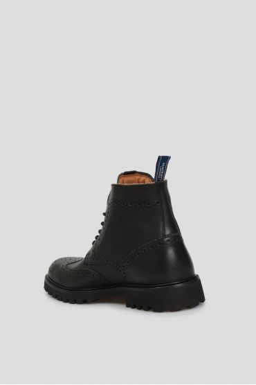 Чоловічі чорні шкіряні черевики - 3