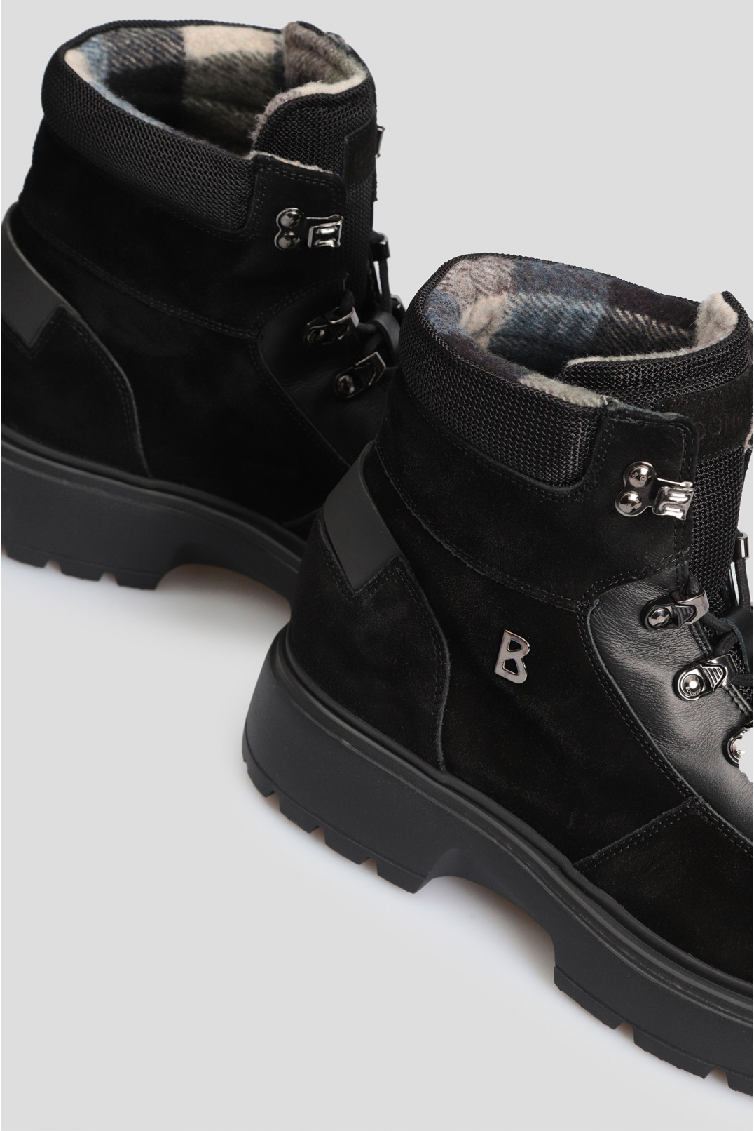 Чоловічі чорні замшеві черевики - 5
