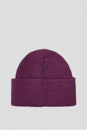 Женская фиолетовая шапка 1