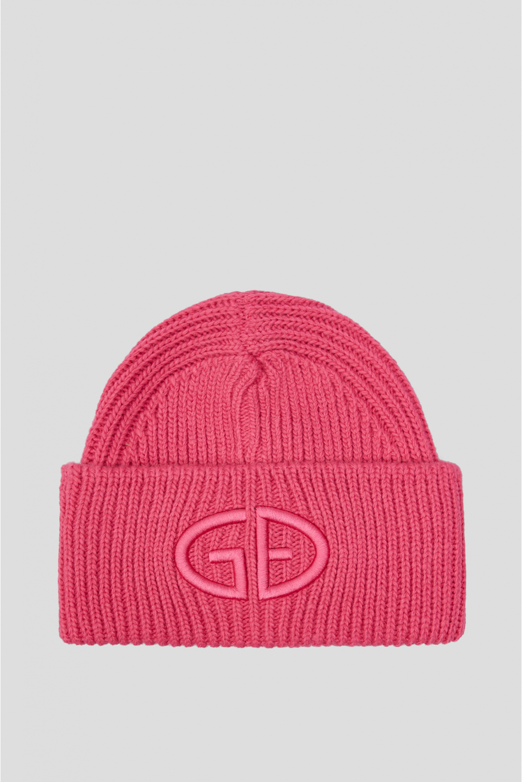 Женская розовая шапка - 1
