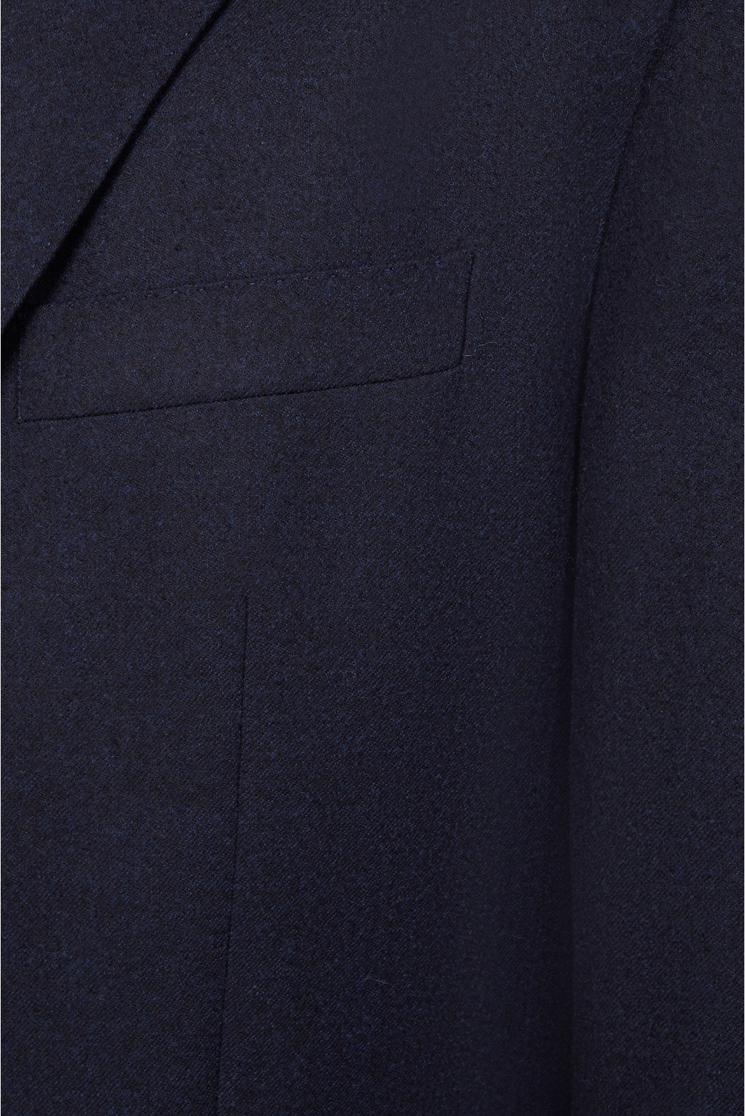 Мужской темно-синий шерстяной пиджак - 4