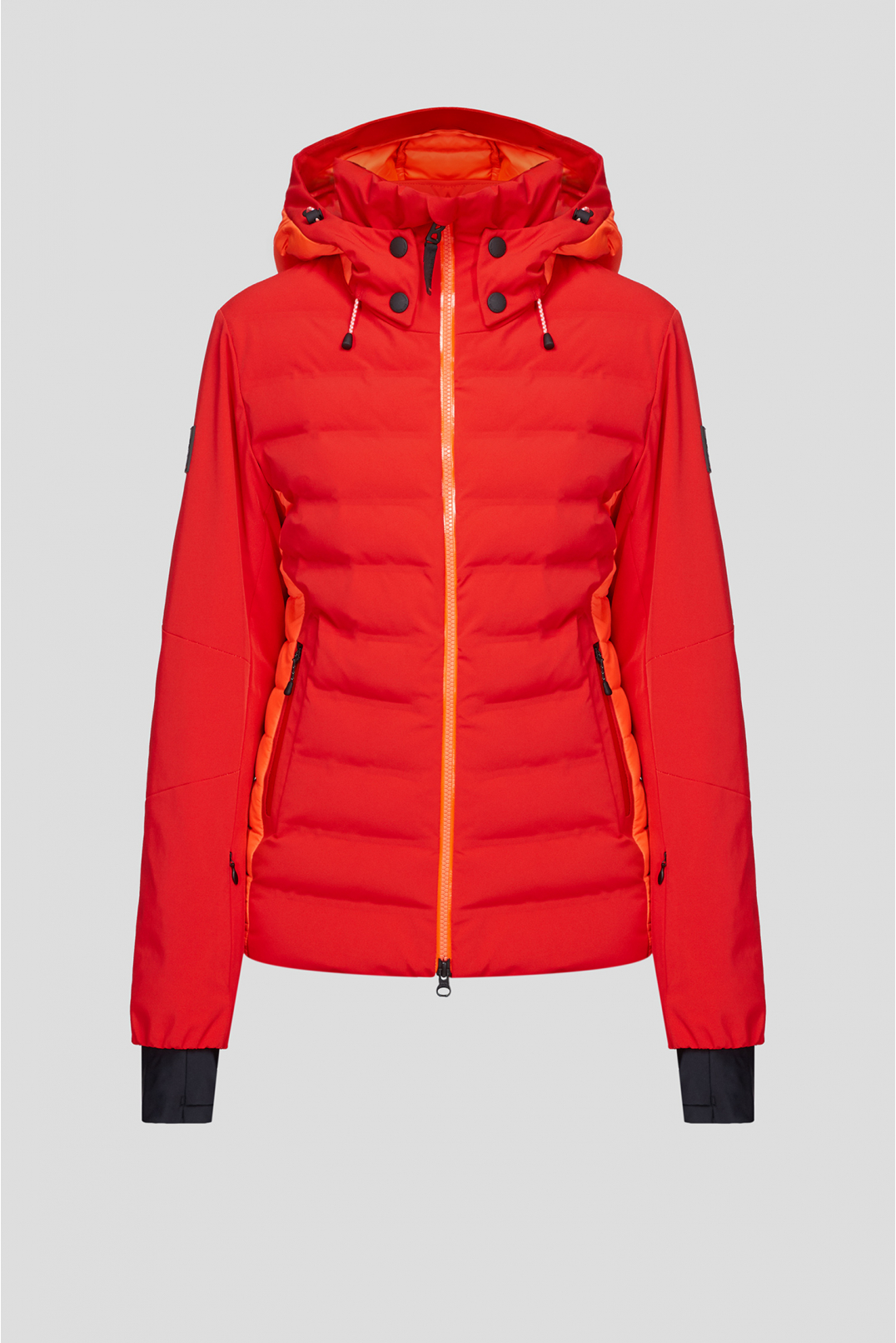 Женская красная лыжная куртка - 1