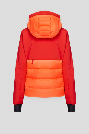Женская красная лыжная куртка 1