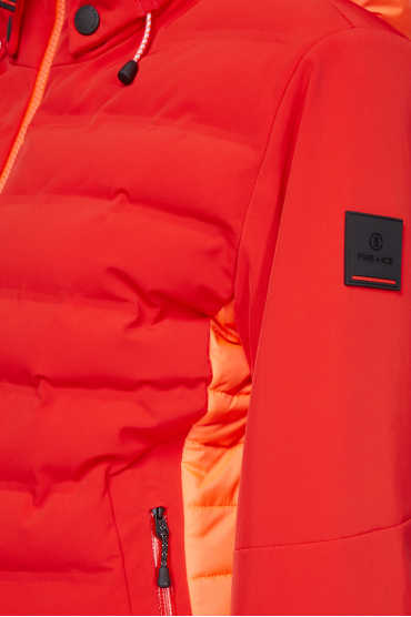 Женская красная лыжная куртка - 3