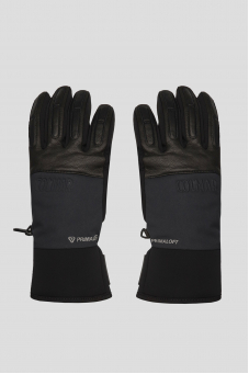 Чоловічі чорні лижні рукавички