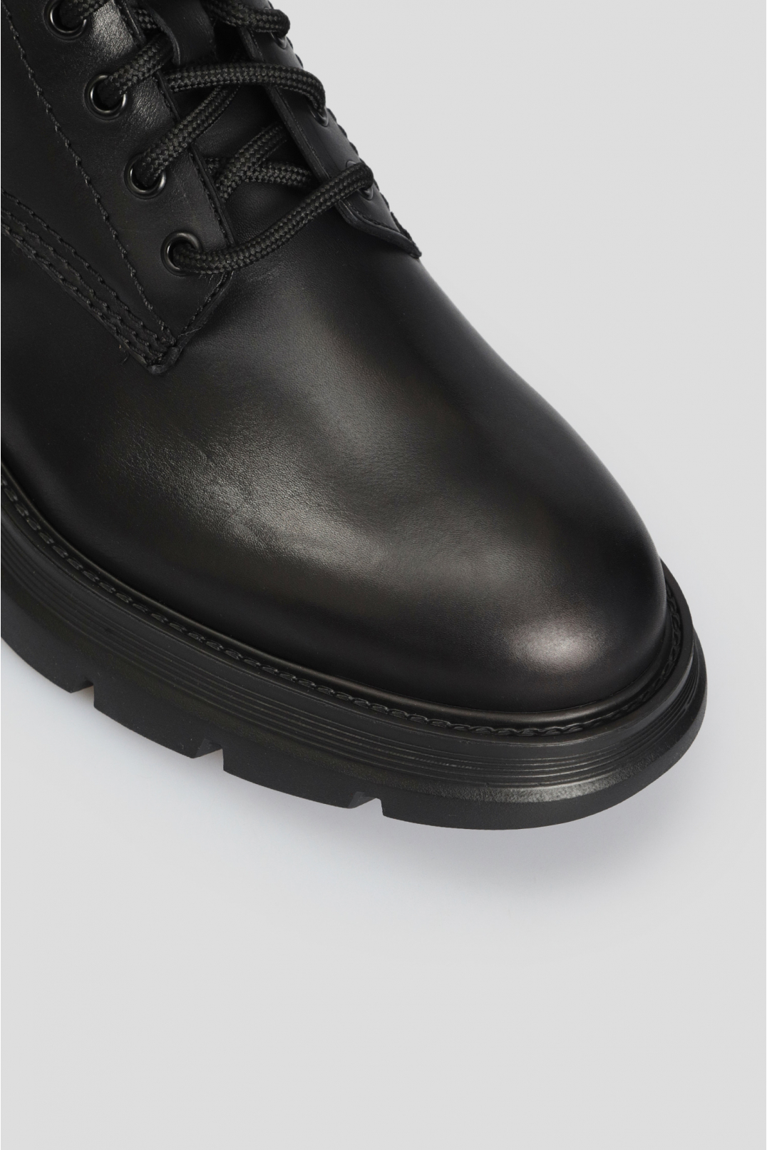 Чоловічі чорні шкіряні черевики - 5