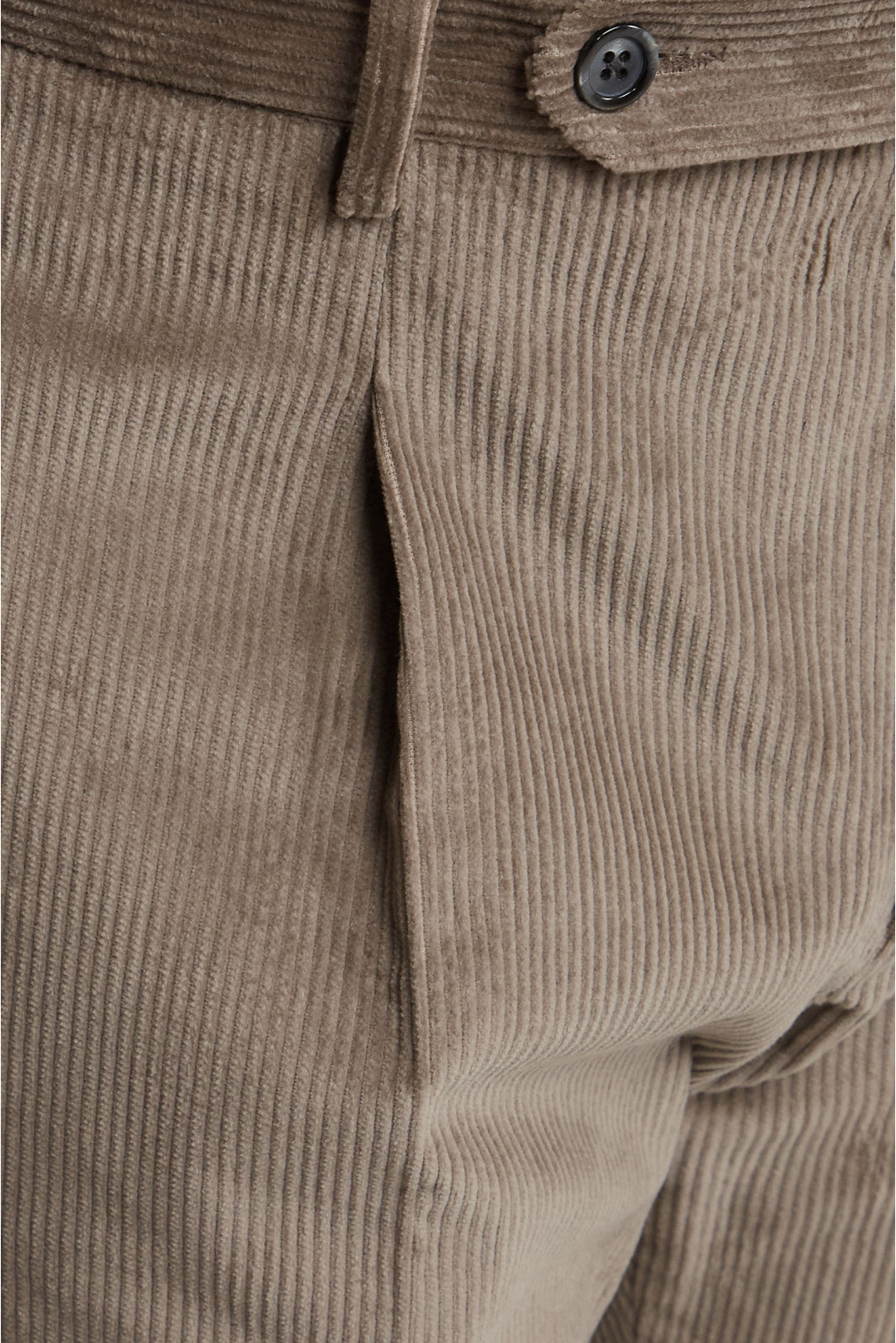 Мужские коричневые вельветовые брюки - 4
