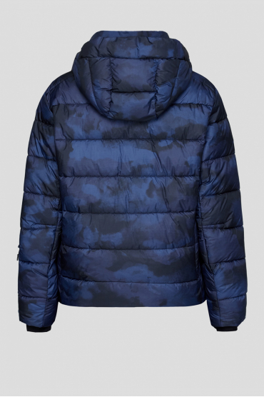 Чоловіча темно-синя лижна куртка - 2