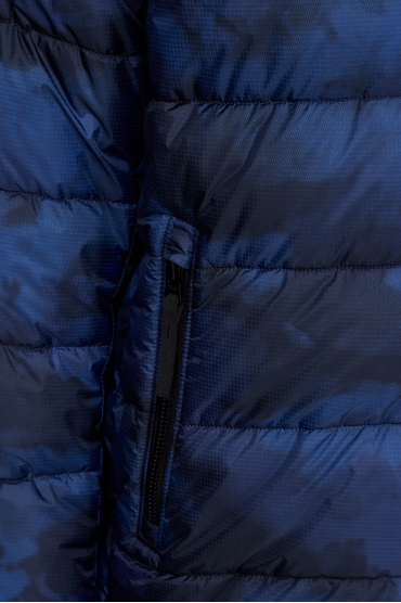 Мужская темно-синяя лыжная куртка - 4