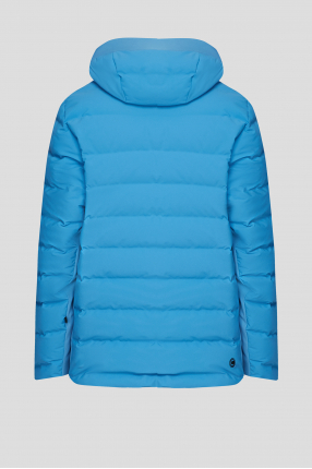Мужская голубая лыжная куртка 1