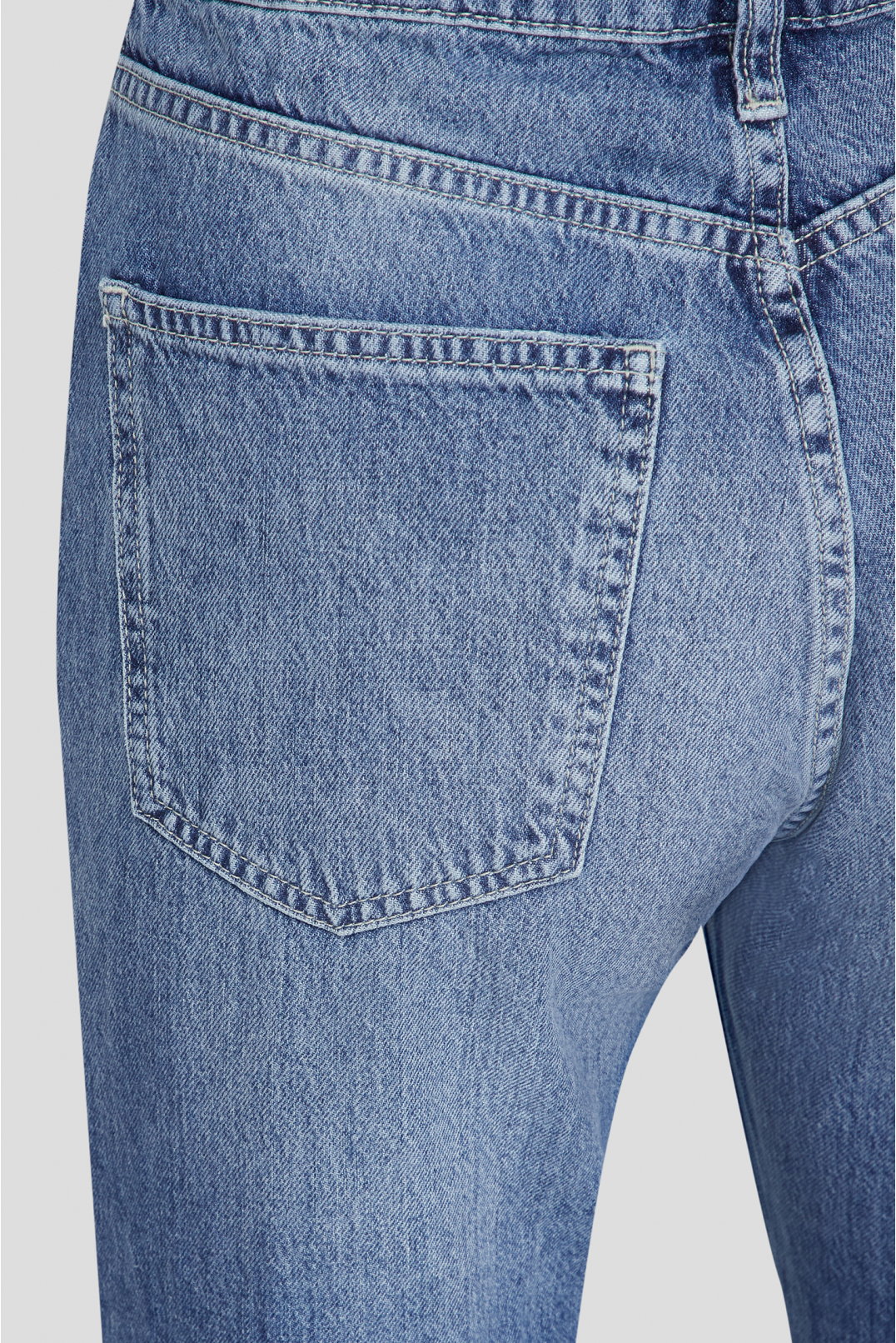 Женские голубые джинсы - 4