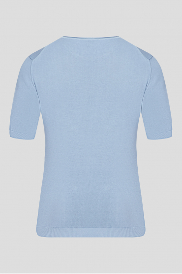 Чоловіча блакитна футболка - 2