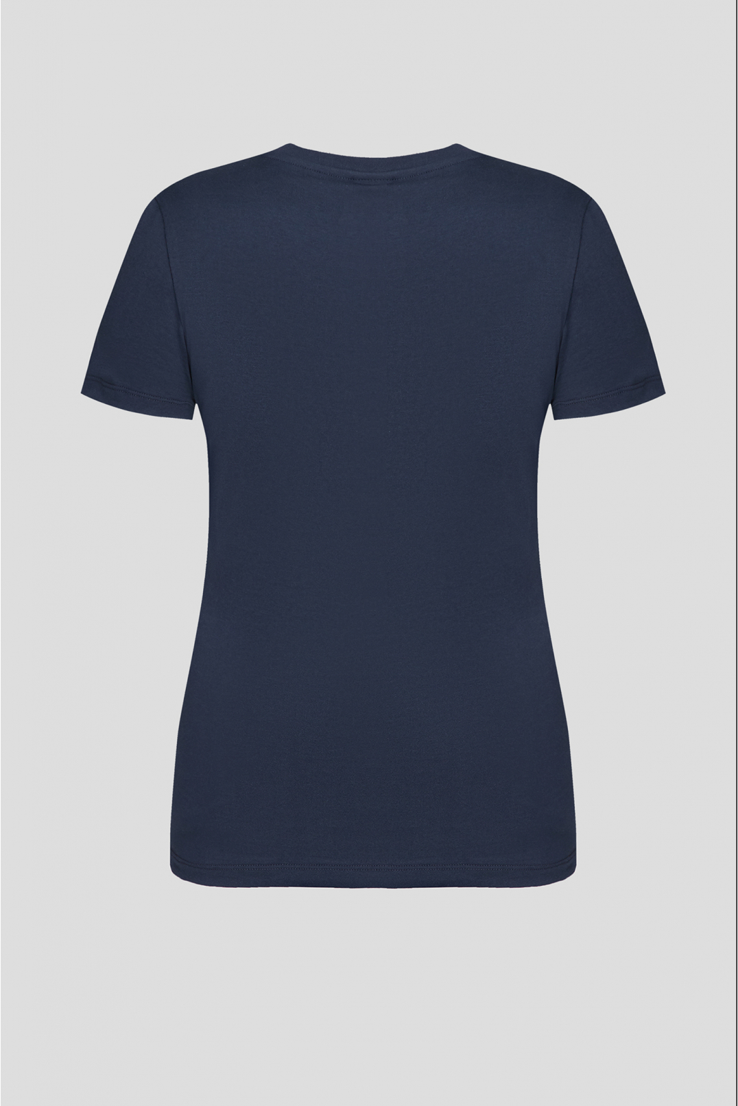 Женская темно-синяя футболка - 2