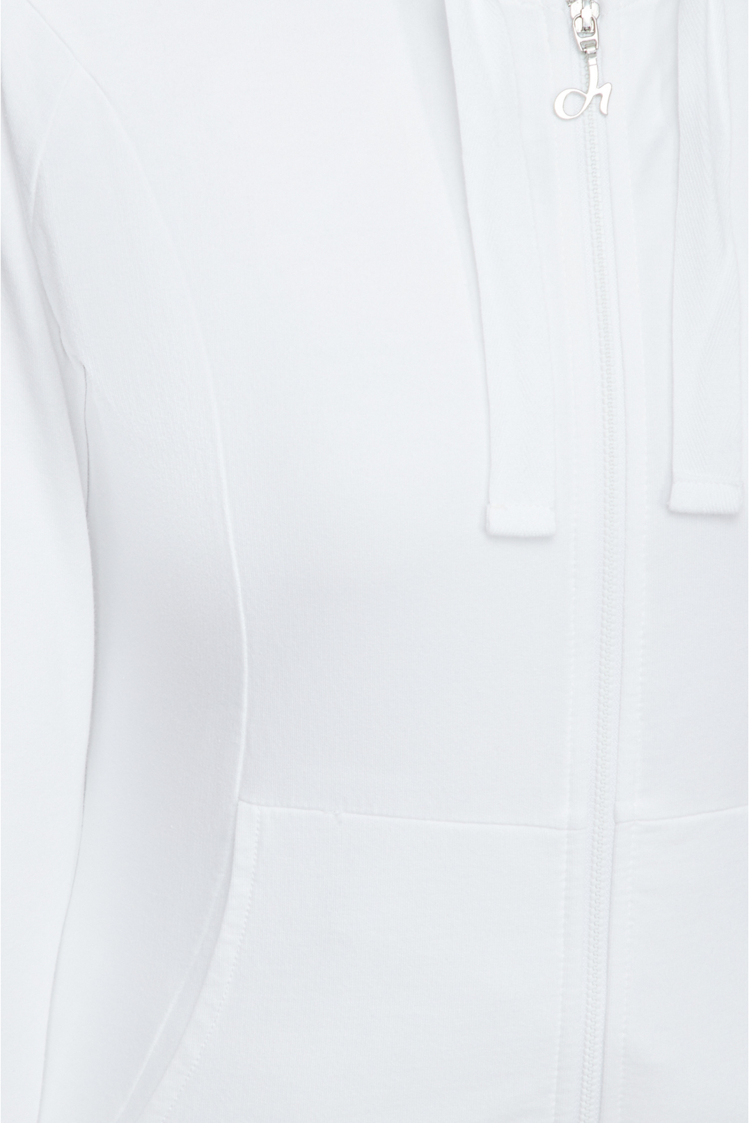 Женский белый спортивный костюм (худи, брюки) - 3