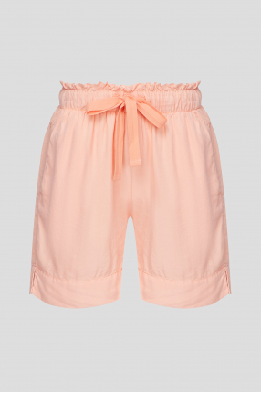 Женские персиковые шорты