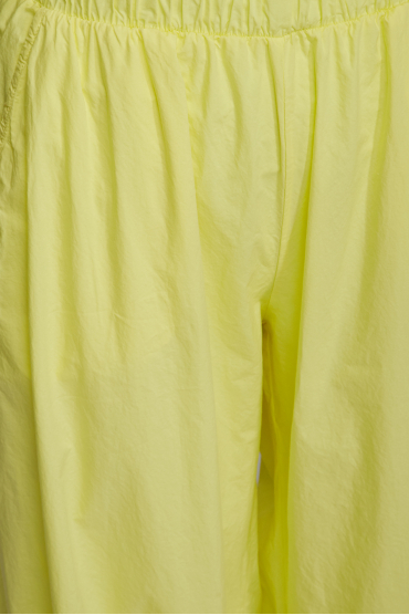 Жіночий жовтий костюм (топ, брюки) - 4