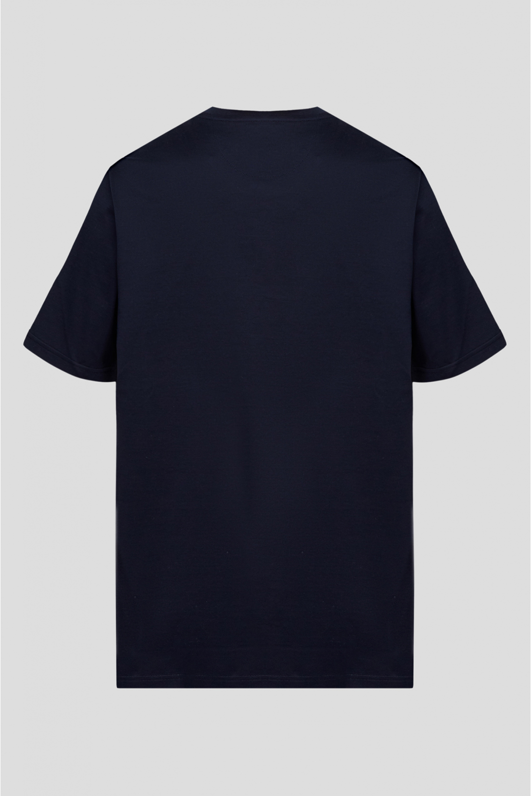 Мужская темно-синяя футболка - 2