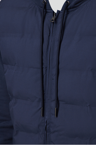 Чоловіча темно-синя куртка - 3