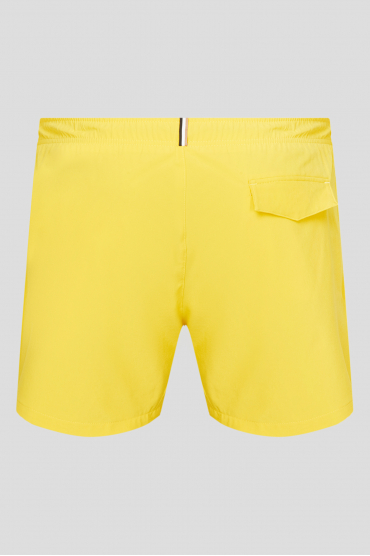 Мужские желтые плавательные шорты - 2