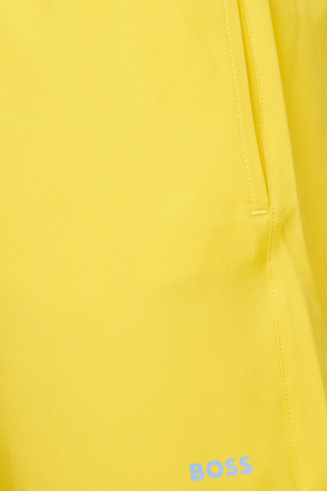 Мужские желтые плавательные шорты - 4