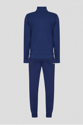Чоловічий темно-синій спортивний костюм (кофта, штани) 1